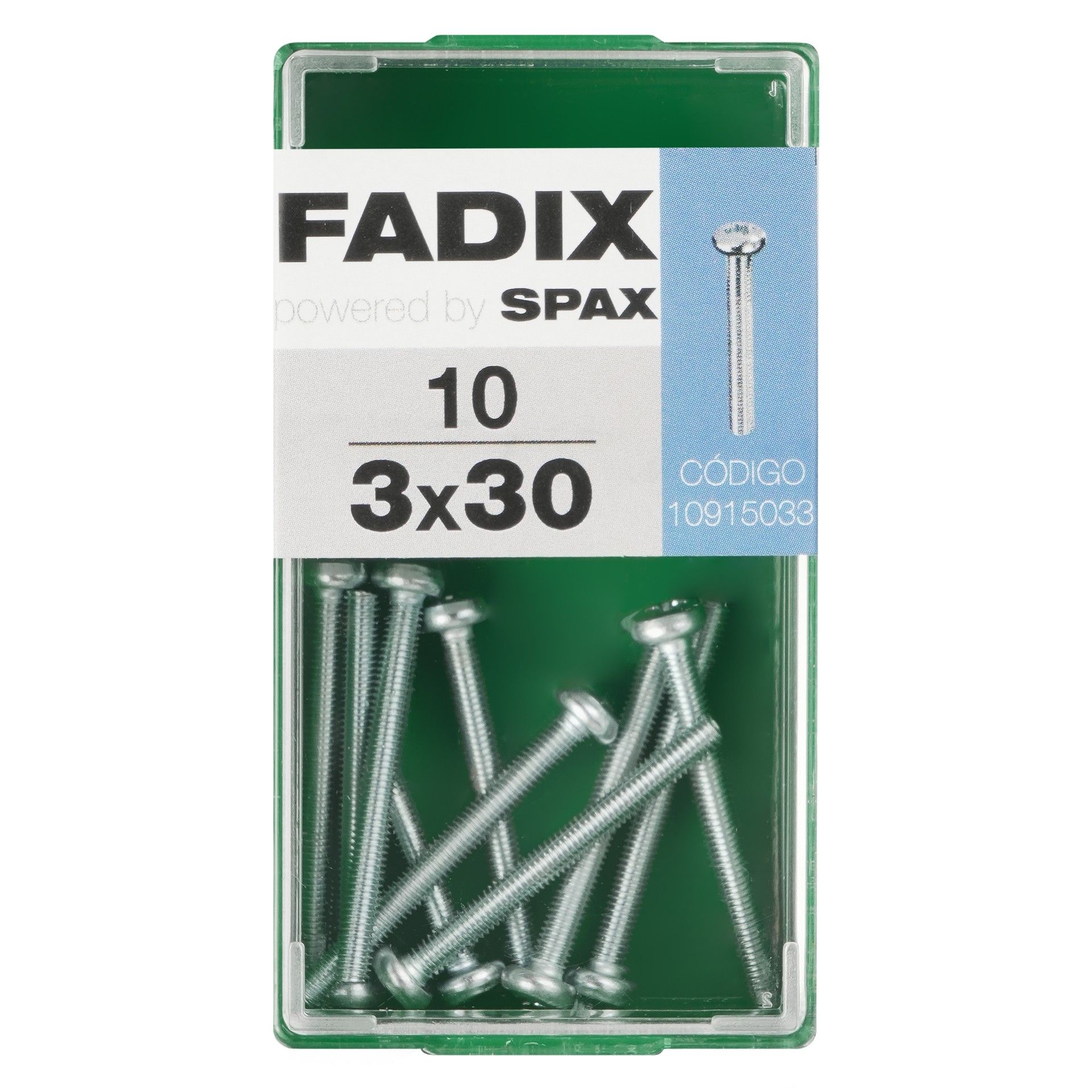 Parafuso Metrico Din7985 M3x30mm S 10un