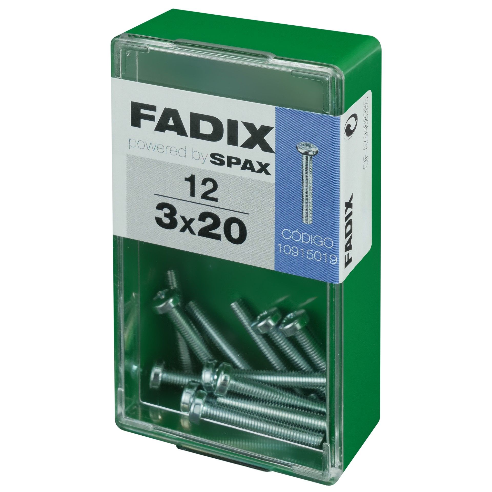 Parafuso Metrico Din7985 M3x20mm S 12un