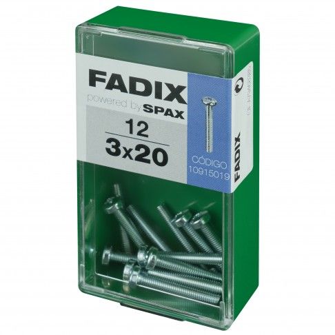 Parafuso Metrico Din7985 M3x20mm S 12un Parafuso Metrico Din7985 M3x20mm S 12un