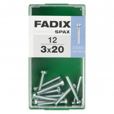 Parafuso Metrico Din7985 M3x20mm S 12un