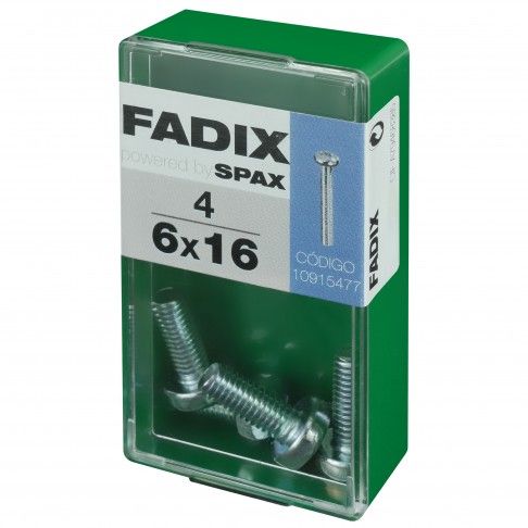 Parafuso Metrico Din7985 M6x16mm 4un S