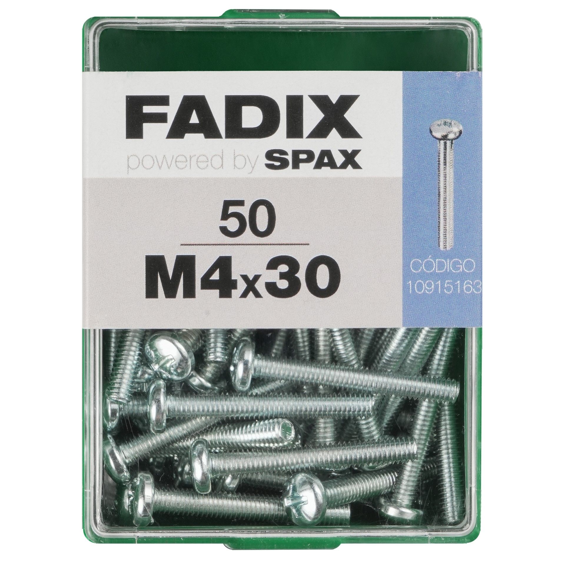Parafuso Metrico Din7985 M4x30mm L 50un