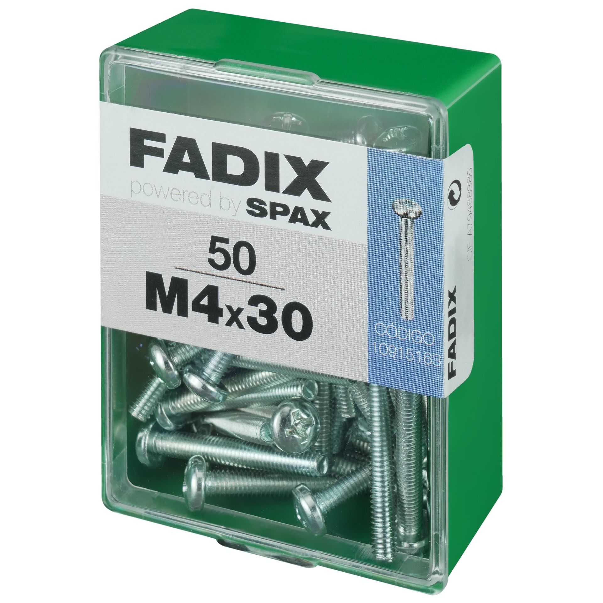 Parafuso Metrico Din7985 M4x30mm L 50un