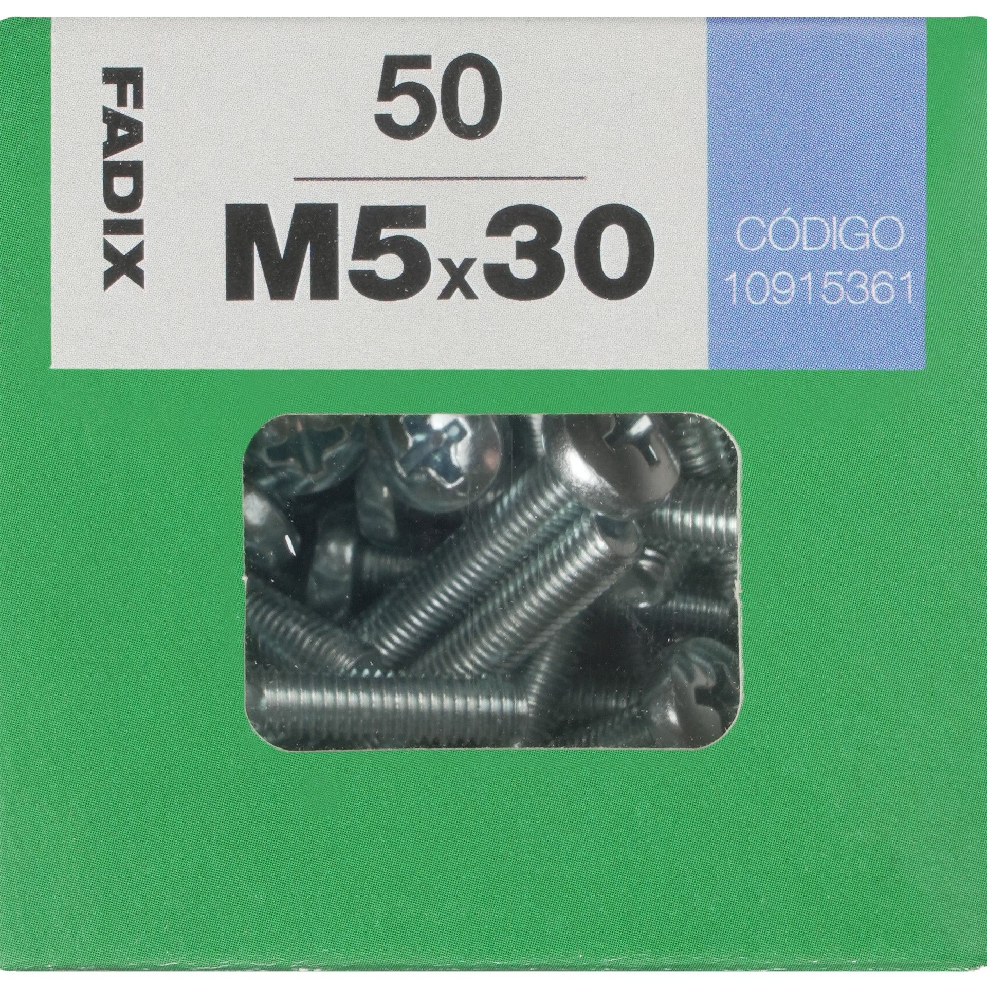 Parafuso Metrico Din7985 M5x30mm L 50un