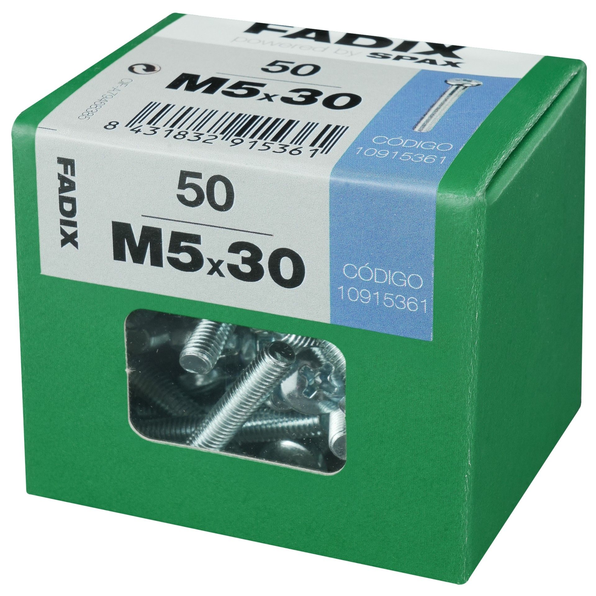 Parafuso Metrico Din7985 M5x30mm L 50un