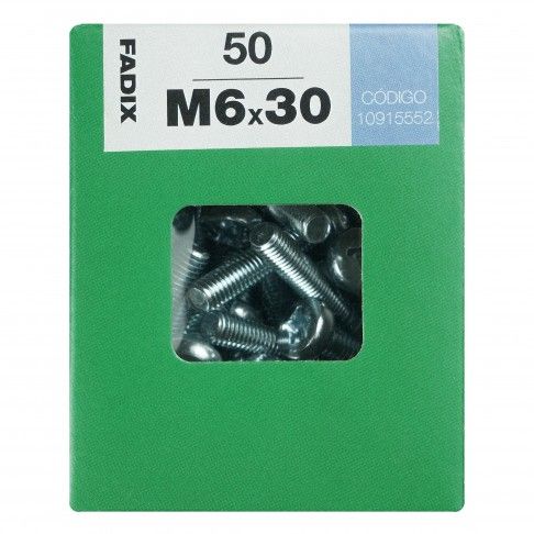 Parafuso Metrico Din7985 M6x30mm L 50un Parafuso Metrico Din7985 M6x30mm L 50un