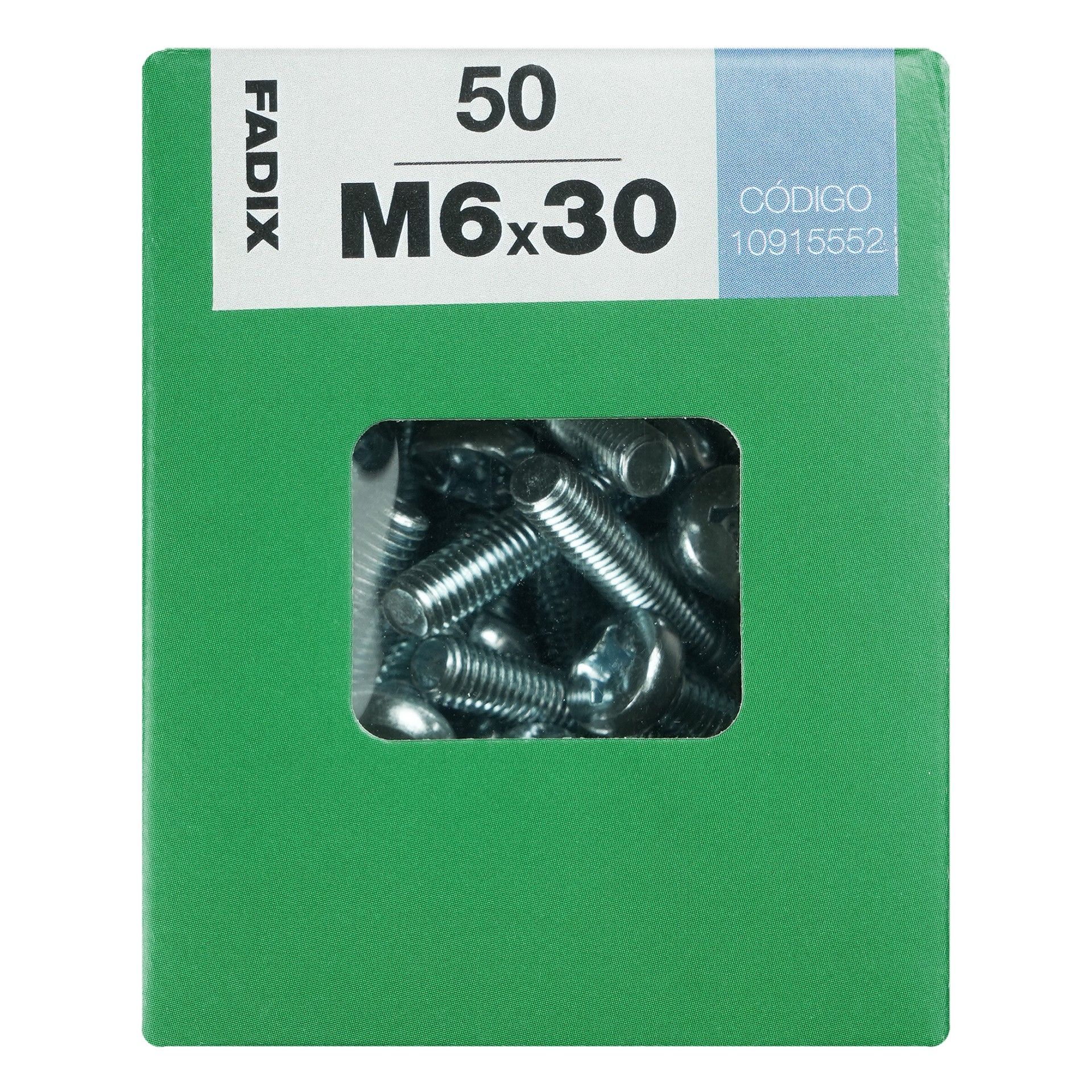 Parafuso Metrico Din7985 M6x30mm L 50un