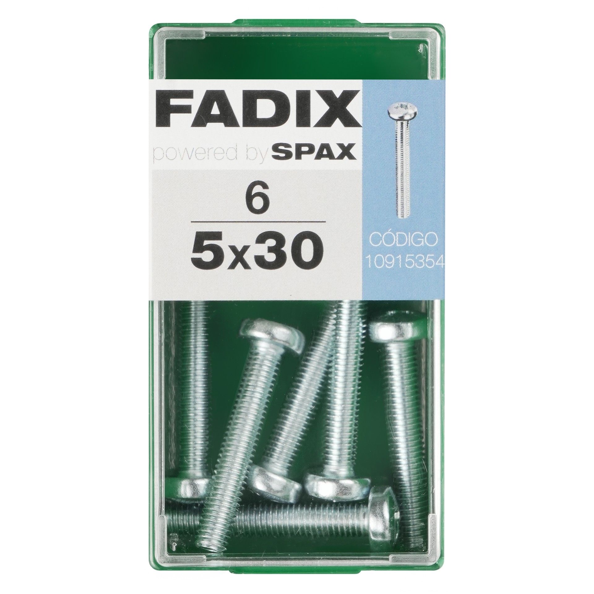 Parafuso Metrico Din7985 M5x30mm S 6un