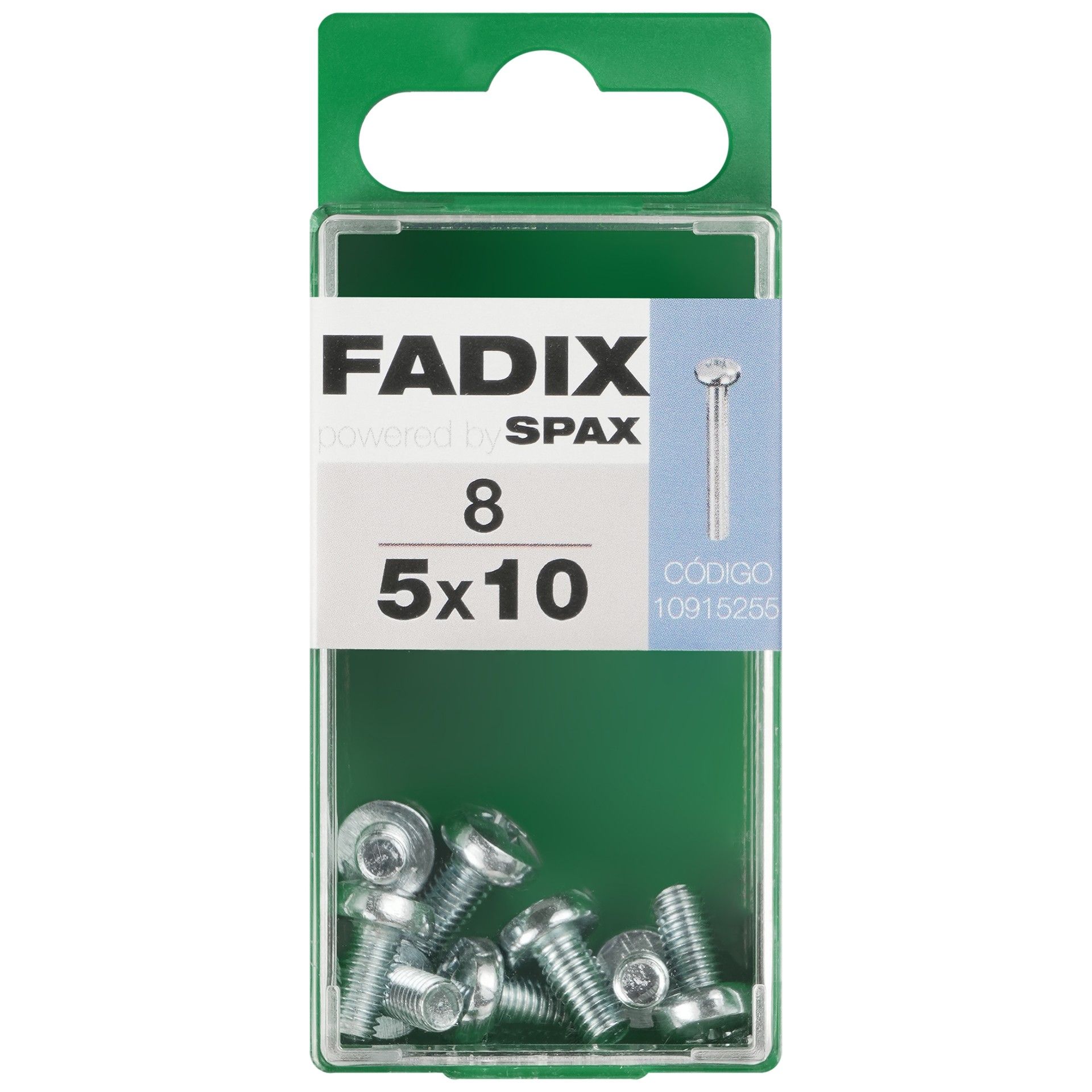 Parafuso Metrico Din7985 M5x10mm S 8un
