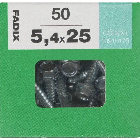 Parafuso Hexagonal Autorroscante Din7504k 5,4x25mm L 50un Parafuso Hexagonal Autorroscante Din7504k 5,4x25mm L 50un