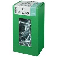 Parafuso Hexagonal Autorroscante Din7504k 6,3x50mm L 50un Parafuso Hexagonal Autorroscante Din7504k 6,3x50mm L 50un