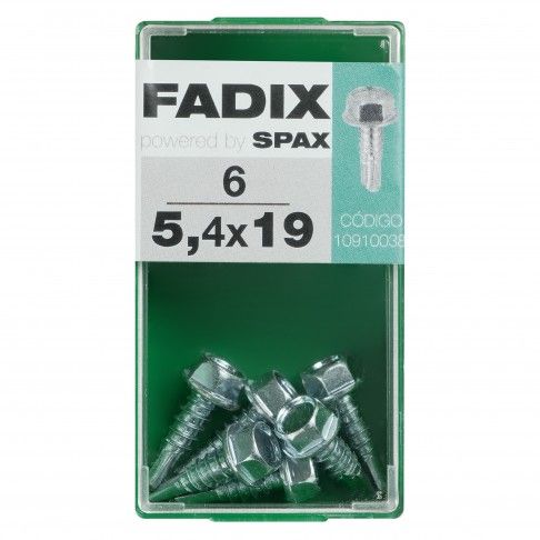 Parafuso Hexagonal Autorroscante Din7504k 5,4x19mm S 6un Parafuso Hexagonal Autorroscante Din7504k 5,4x19mm S 6un