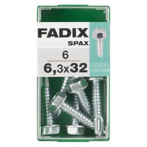 Parafuso Hexagonal Autorroscante Din7504k 6,3x32mm S 6un Parafuso Hexagonal Autorroscante Din7504k 6,3x32mm S 6un
