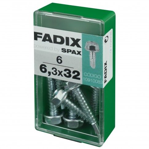 Parafuso Hexagonal Autorroscante Din7504k 6,3x32mm S 6un Parafuso Hexagonal Autorroscante Din7504k 6,3x32mm S 6un
