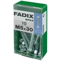 Parafuso Hexagonal+Porca Din933 M5x30mm S 10un