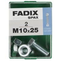 Parafuso Hexagonal+Porca Din933 M10x25mm M 2un Parafuso Hexagonal+Porca Din933 M10x25mm M 2un