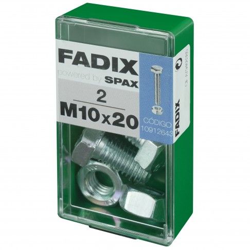Parafuso Hexagonal+Porca Din933 M10x20mm S 2un Parafuso Hexagonal+Porca Din933 M10x20mm S 2un