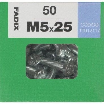 Parafuso Hexagonal+Porca Din933 M5x25mm L 50un