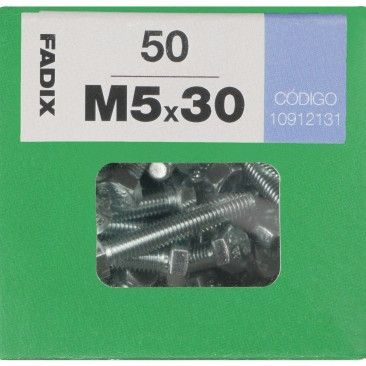 Parafuso Hexagonal+Porca Din933 M5x30mm L 50un