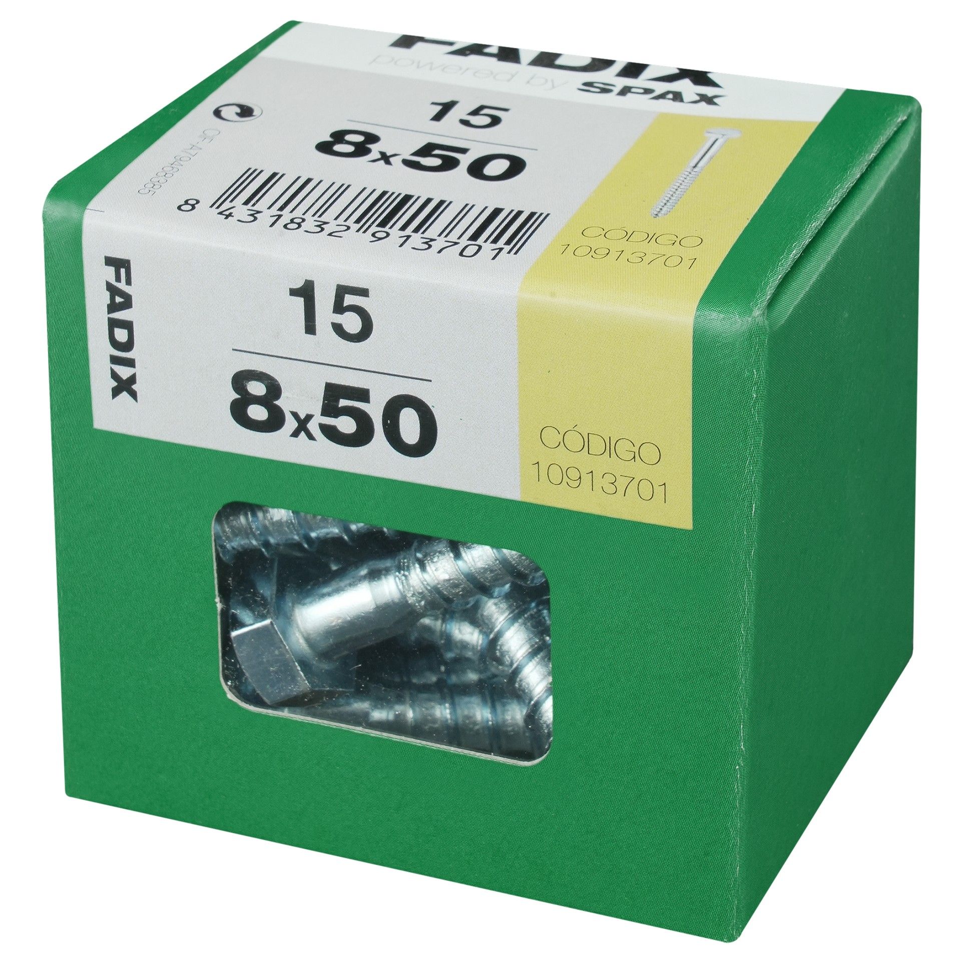 Parafuso Hexagonal Din571 8x50mm L 15un