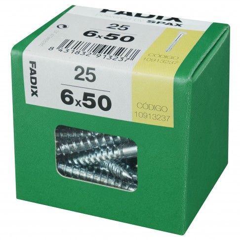 Parafuso Hexagonal Din571 6x50mm L 25un Parafuso Hexagonal Din571 6x50mm L 25un