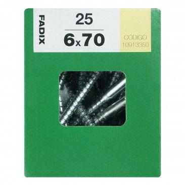 Parafuso Hexagonal Din571 6x70mm L 25un