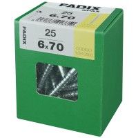 Parafuso Hexagonal Din571 6x70mm L 25un Parafuso Hexagonal Din571 6x70mm L 25un