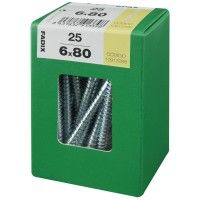 Parafuso Hexagonal Din571 6x80mm L 25un Parafuso Hexagonal Din571 6x80mm L 25un