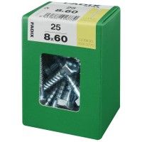 Parafuso Hexagonal Din571 8x60mm L 25un Parafuso Hexagonal Din571 8x60mm L 25un