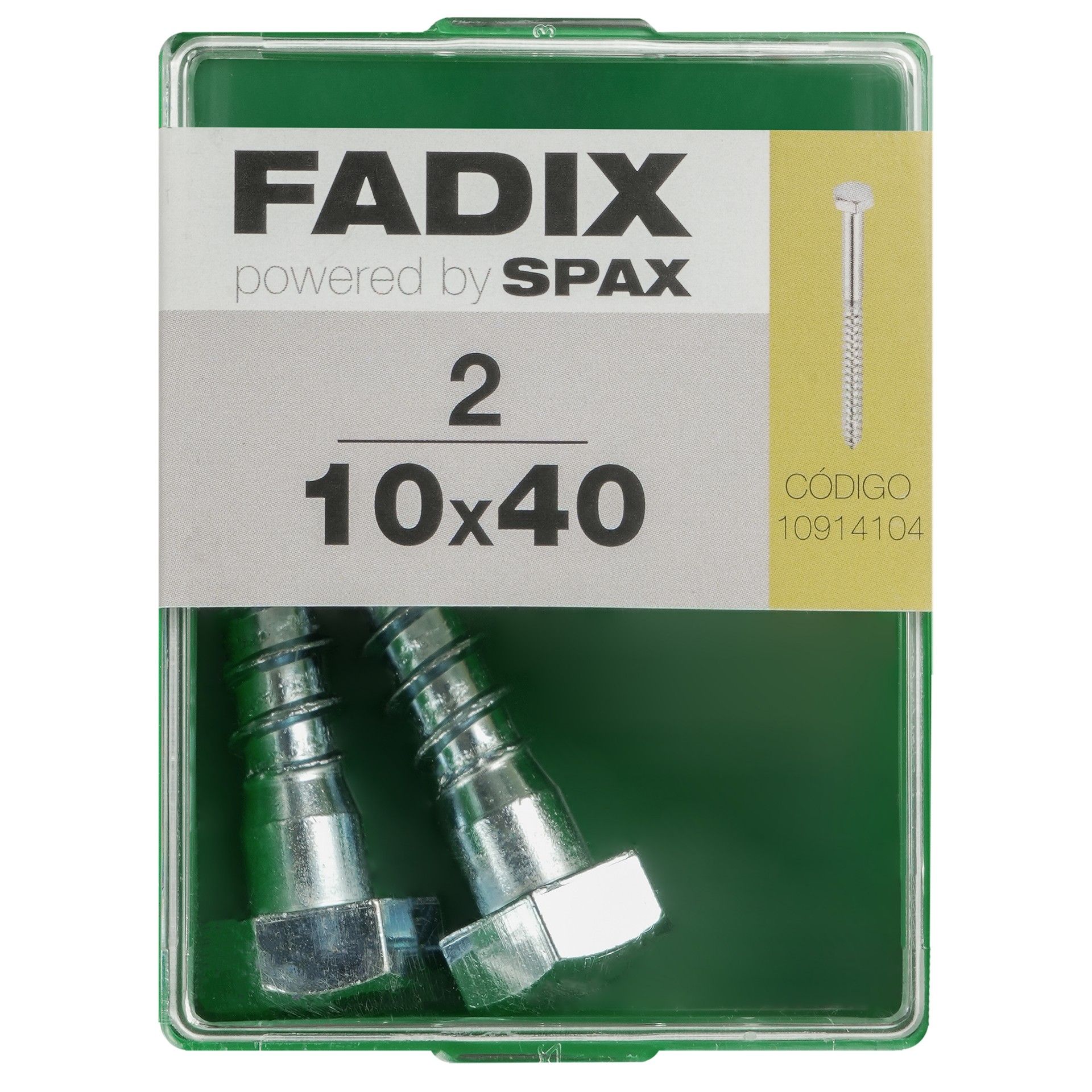 Parafuso Hexagonal Din571 10x40mm M 2un