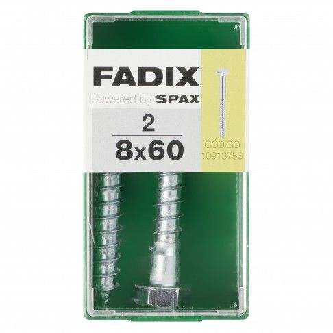 Parafuso Hexagonal Din571 8x60mm S 2un Parafuso Hexagonal Din571 8x60mm S 2un