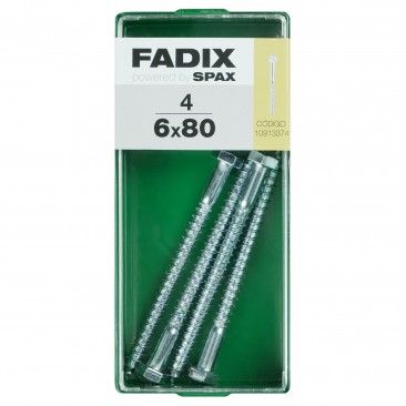 Parafuso Hexagonal Din571 6x80mm M 4un