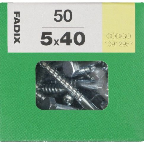 Parafuso Hexagonal Din571 5x40mm L 50un