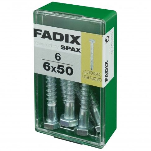 Parafuso Hexagonal Din571 6x50mm S 6un Parafuso Hexagonal Din571 6x50mm S 6un
