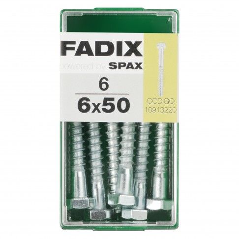 Parafuso Hexagonal Din571 6x50mm S 6un Parafuso Hexagonal Din571 6x50mm S 6un