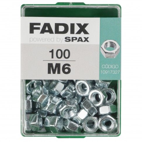 Porca Hexagonal Din934 M6 L 100un Porca Hexagonal Din934 M6 L 100un