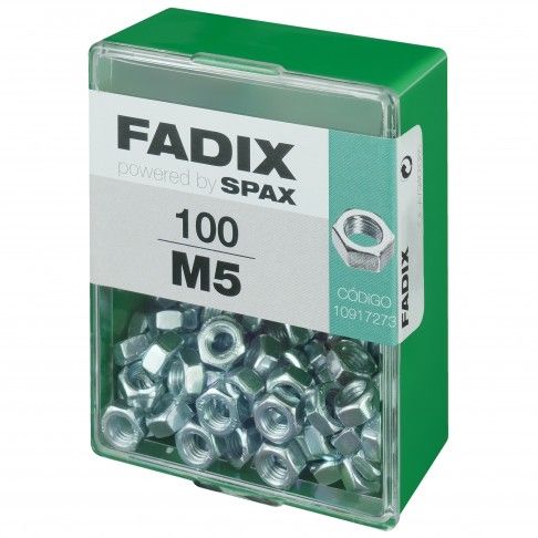 Porca Hexagonal Din934 M5 L 100un Porca Hexagonal Din934 M5 L 100un