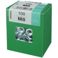 Porca Hexagonal Din934 M8 L 100un Porca Hexagonal Din934 M8 L 100un