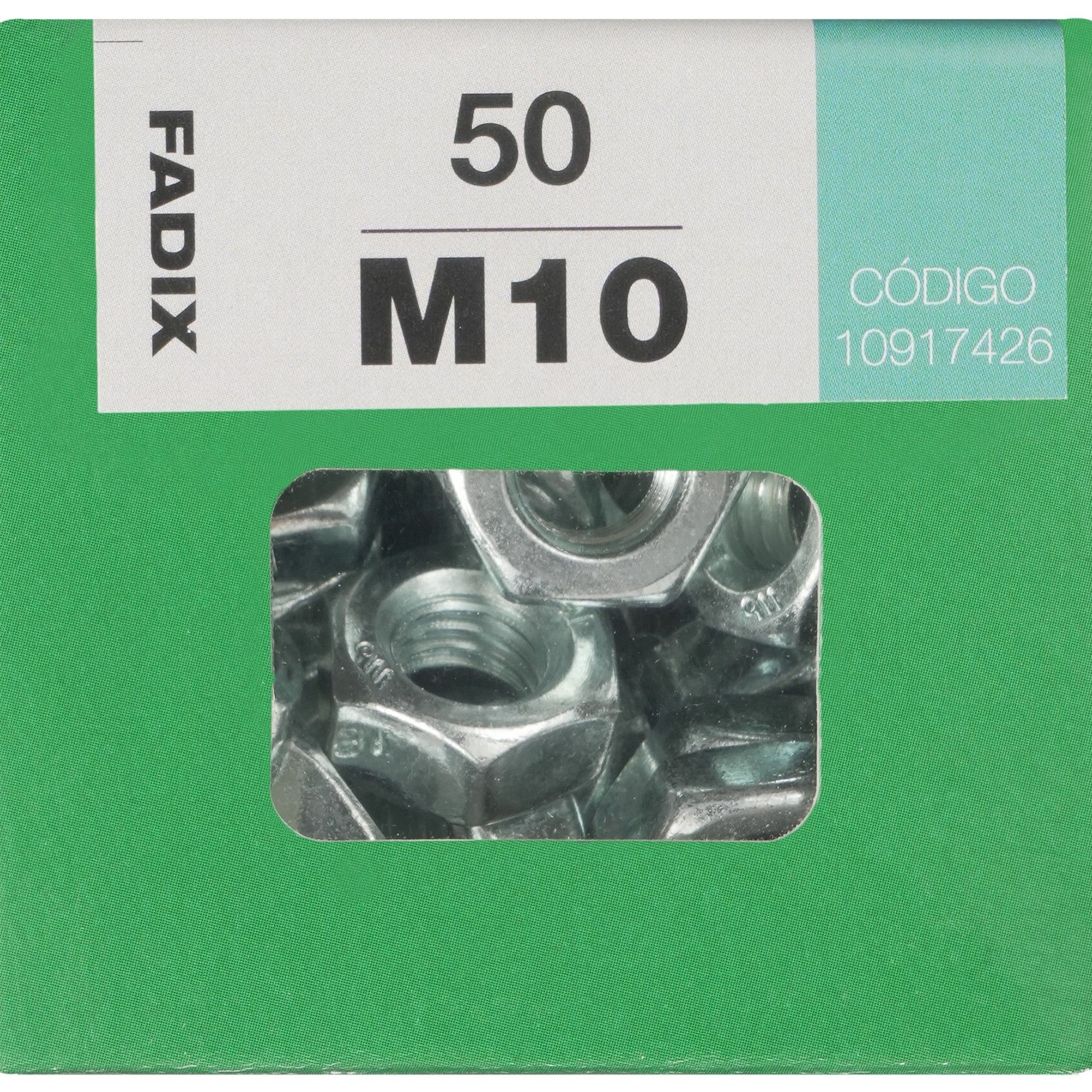 Porca Hexagonal Din934 M10 L 50un