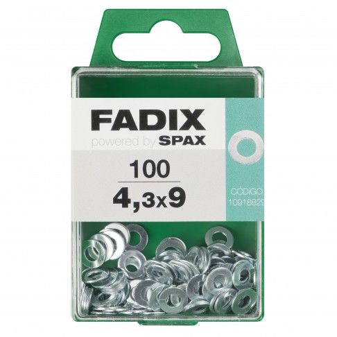 Anilha Din125 4,3x9mm L 100un