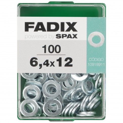 Anilha Din125 6,4x12mm L 100un