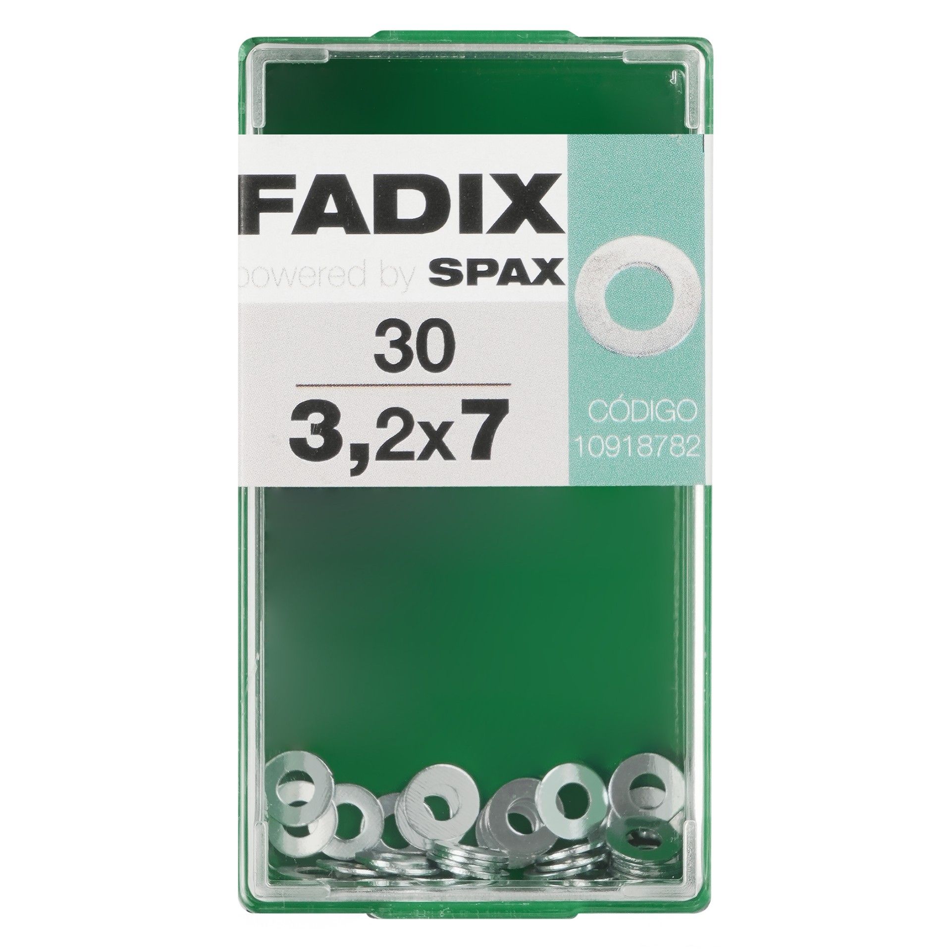 Anilha Din125 3,2x7mm S 30un