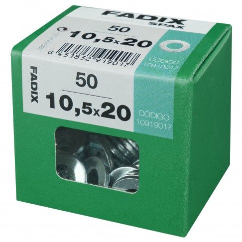 Anilha Din125 10,5x20mm L 50un