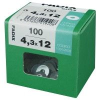 Anilha Din9021 4,3x12mm L 100un Anilha Din9021 4,3x12mm L 100un