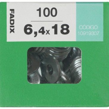 Anilha Din9021 6,4x18mm L 100un Anilha Din9021 6,4x18mm L 100un