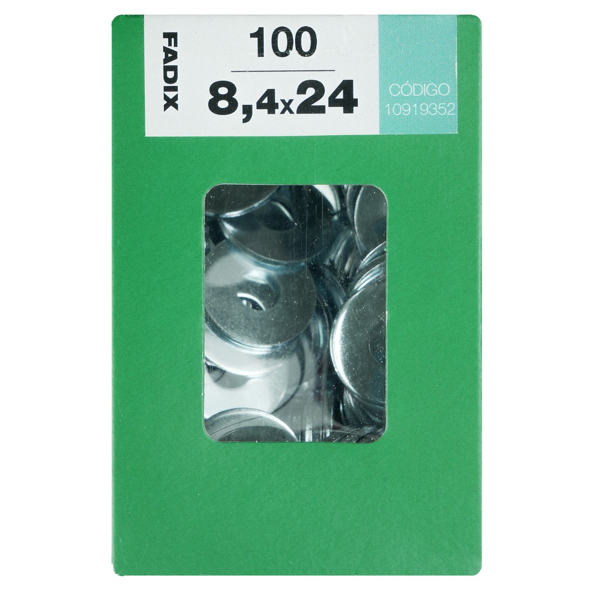 Anilha Din9021 8,4x24mm L 100un