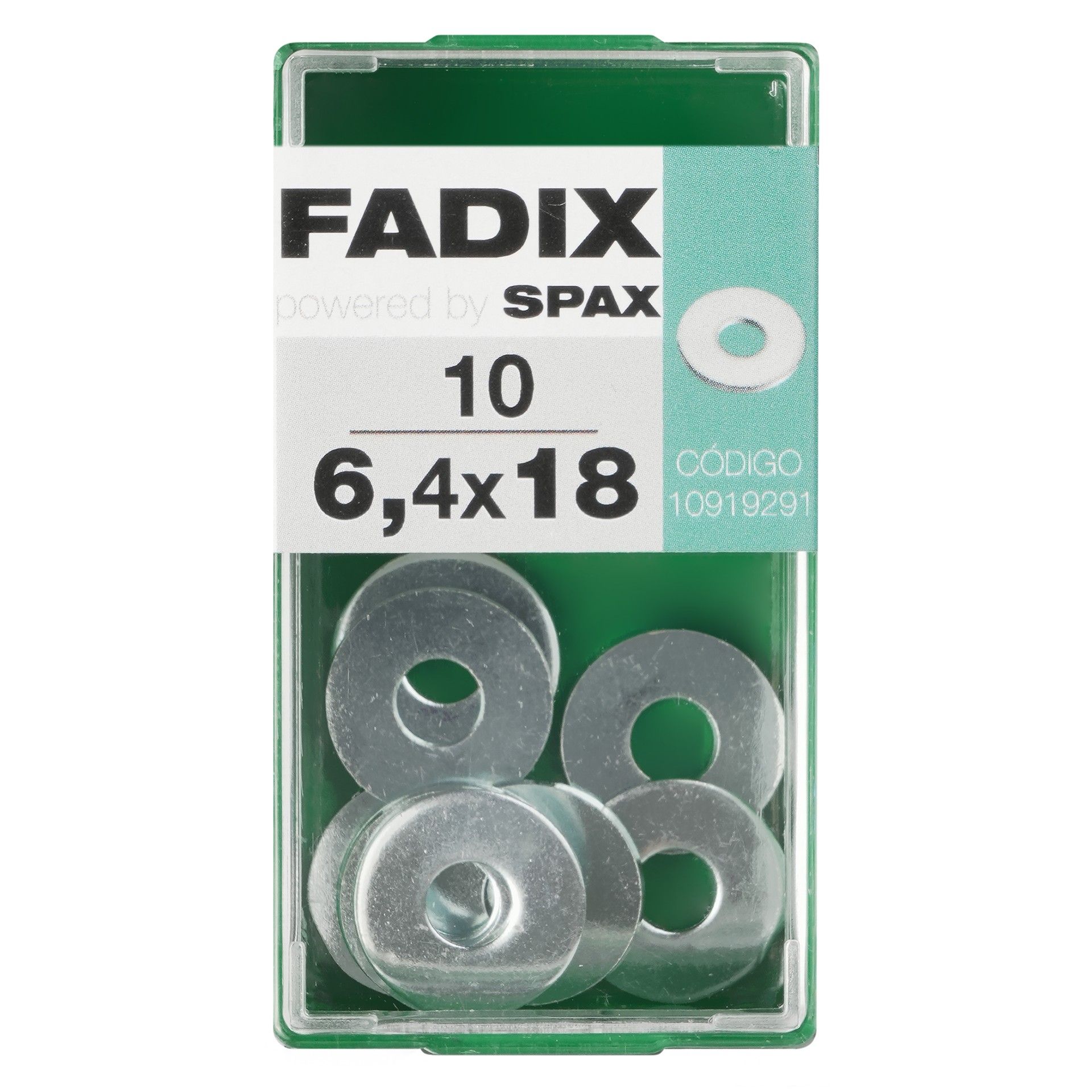 Anilha Din9021 6,4x18mm S 10un