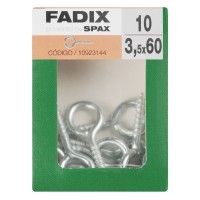 Camarão Fechado 3,5x60mm M 10un Camarão Fechado 3,5x60mm M 10un