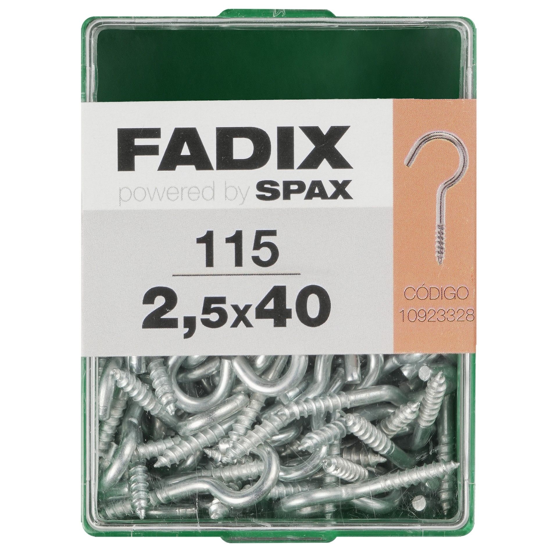 Camarão Aberto 2,5x40mm L 115un