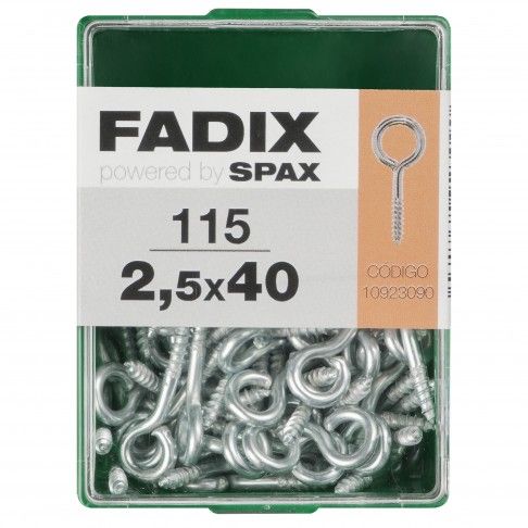 Camarão Fechado 2,5x40mm L 115un Camarão Fechado 2,5x40mm L 115un